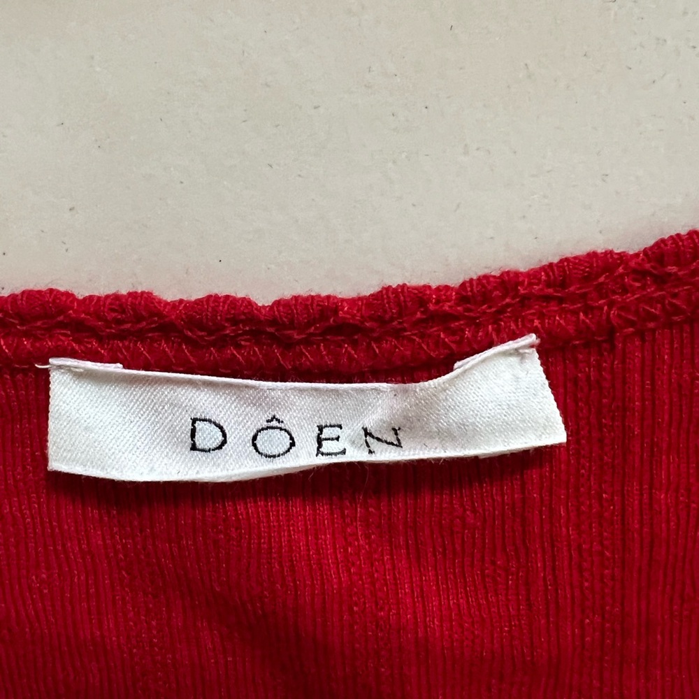 Doen Romy LS Tee - Red - Picture 3 of 6